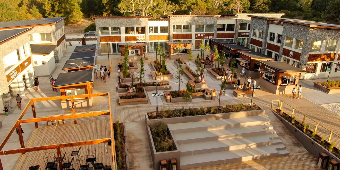 Costa Esmeralda architecture and landscape continuity